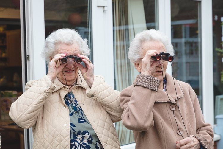 Care home residents taking part in this weekend’s birdwatching event